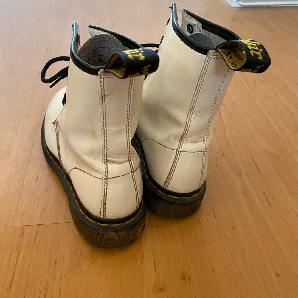 White 1460 Dr. Martens - Picture 4 of 5
